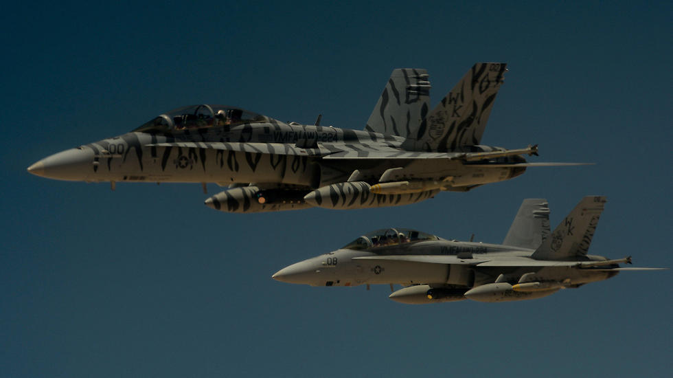 US Marine Corps F-18 Super Hornet (Photo: Reuters)