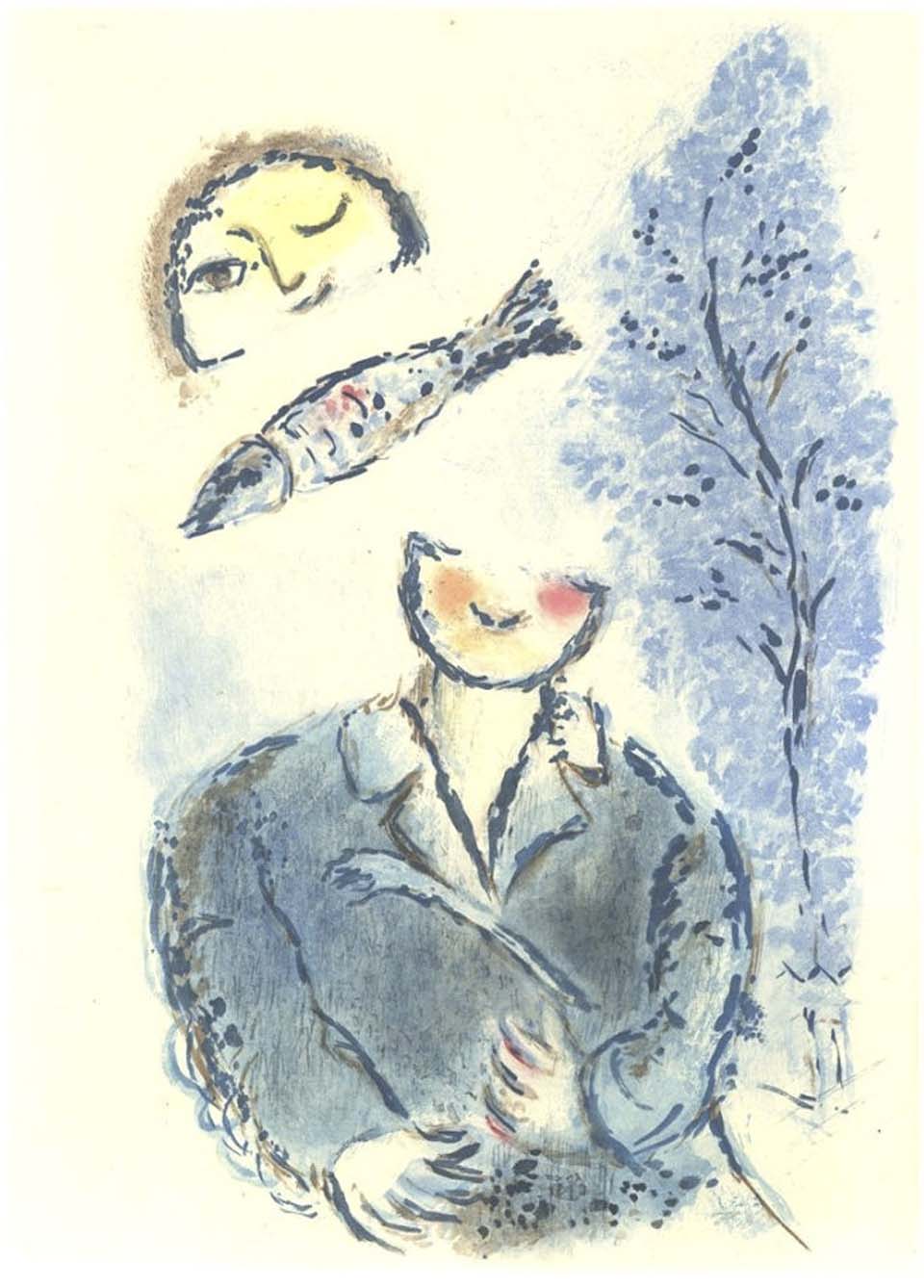 Литография Марка Шагала, представленная в галерее Альтман