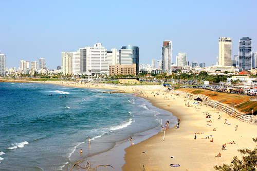 Пляж в Израиле Фото: shutterstock