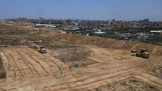 Gaza-Sinai buffer zone construction works
