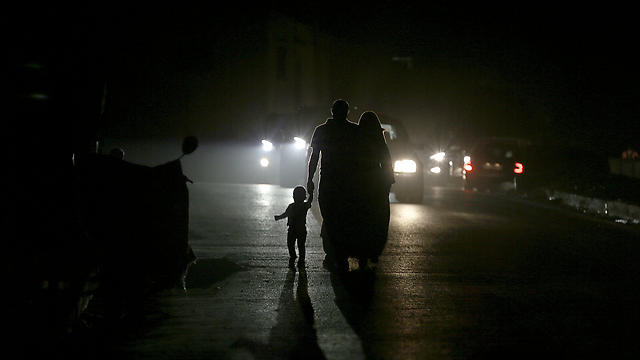 Gaza's power crisis was especially grave, Eisenkot said (Photo: EPA)
