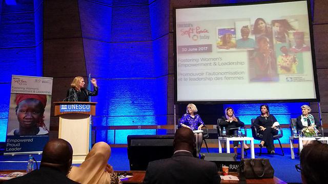 Livni speaks at UNESCO