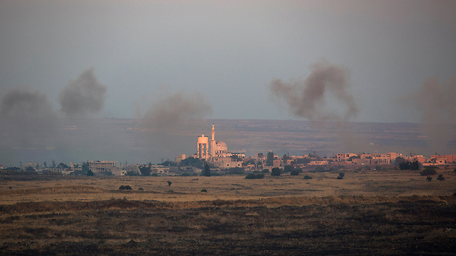 Граница Сирии с Израилем до прекращения огня. Фото: EPA