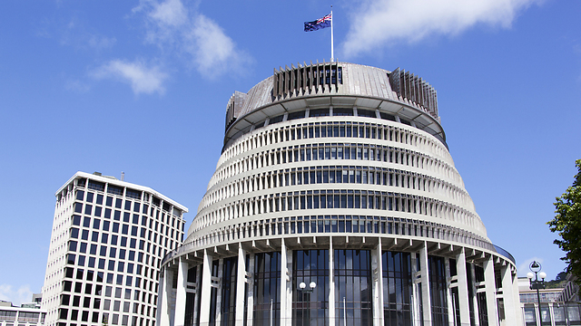 חקיקה שעברה פה אחד. בניין הפרלמנט בוולינגטון, ניו זילנד (צילום: shutterstock) (צילום: shutterstock)