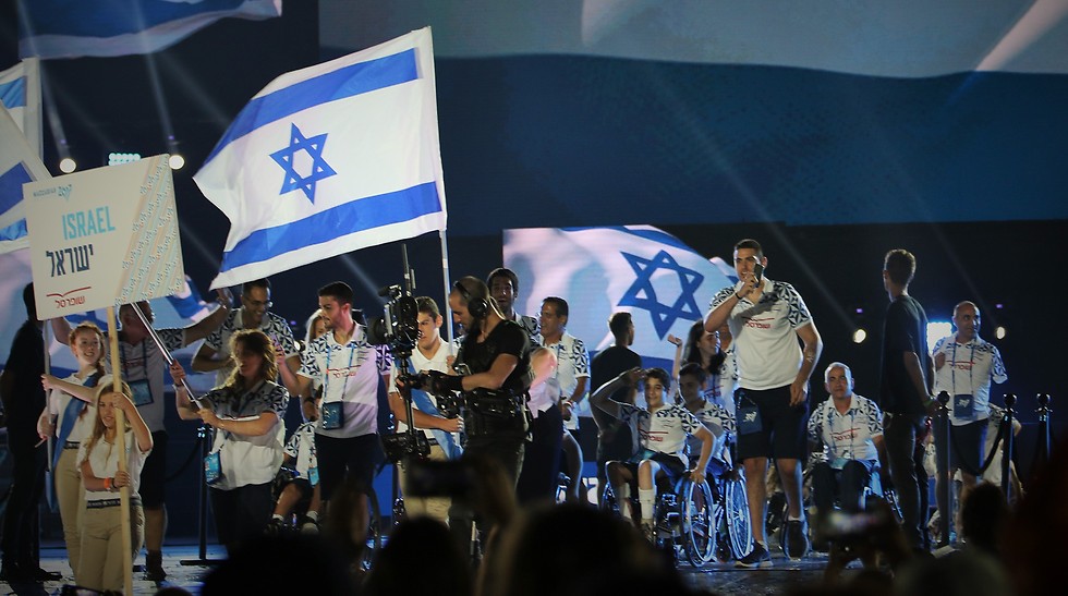 The Israeli paralympic delegation (Photo: Keren Izkson)