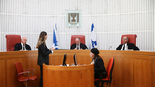 The High Court of Justice: A three-judges panel will not be enough to strike down law (Photo: Ohad Zwigenberg)
