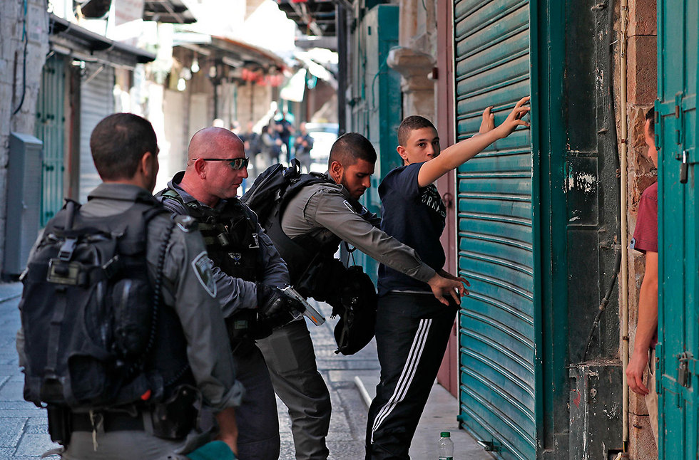 Security forces holding searches in Jerusalem's Old City (Photo: AFP)