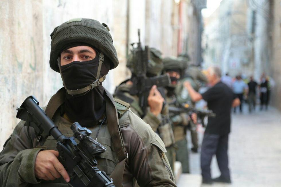 Security forces in Jerusalem's Old City following Friday's attack at the Lion's Gate (Photo: Israel Police)