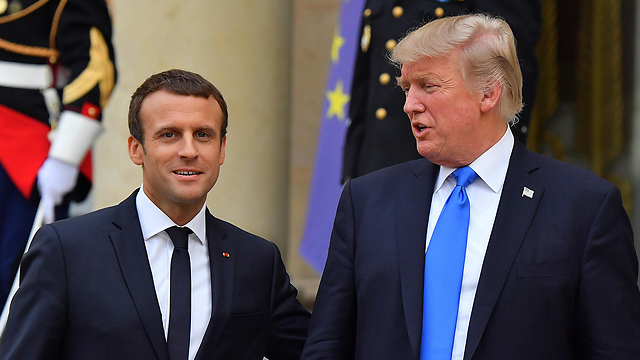 France's President Macron (L) is attempting to convince EU to levy new sanctions on Iran in last ditch effort to save nuclear deal from being scrapped by President Trump (Photo: MCT)