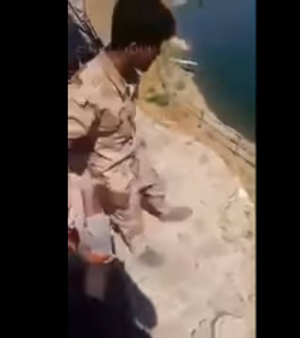 Iraqi soldier from video