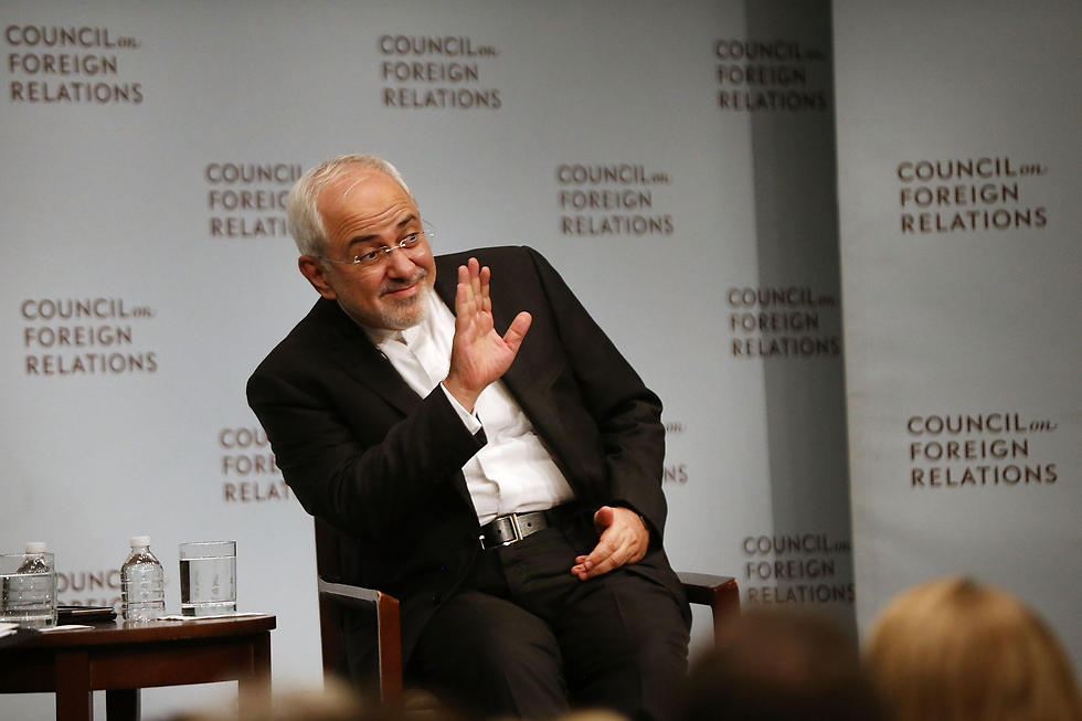 Iranian Foreign Minister Mohammad Javad Zarif at the Council on Foreign Relations, New York (Photo: AFP)