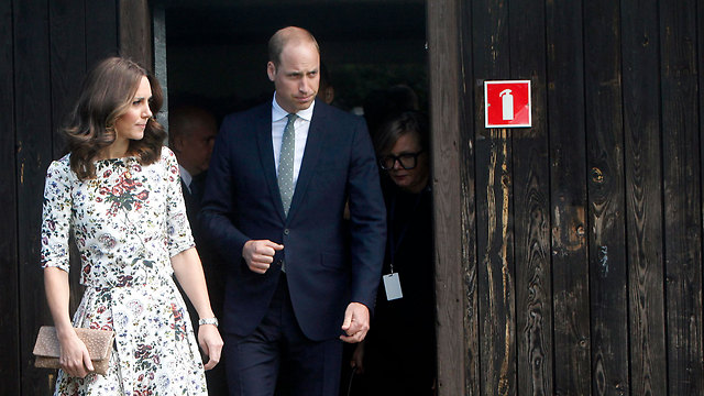 Принц Уильям и герцогиня Кейт в Штуттгофе. Фото: АР