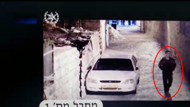 One of the terrorists captured by security cameras in the Old City