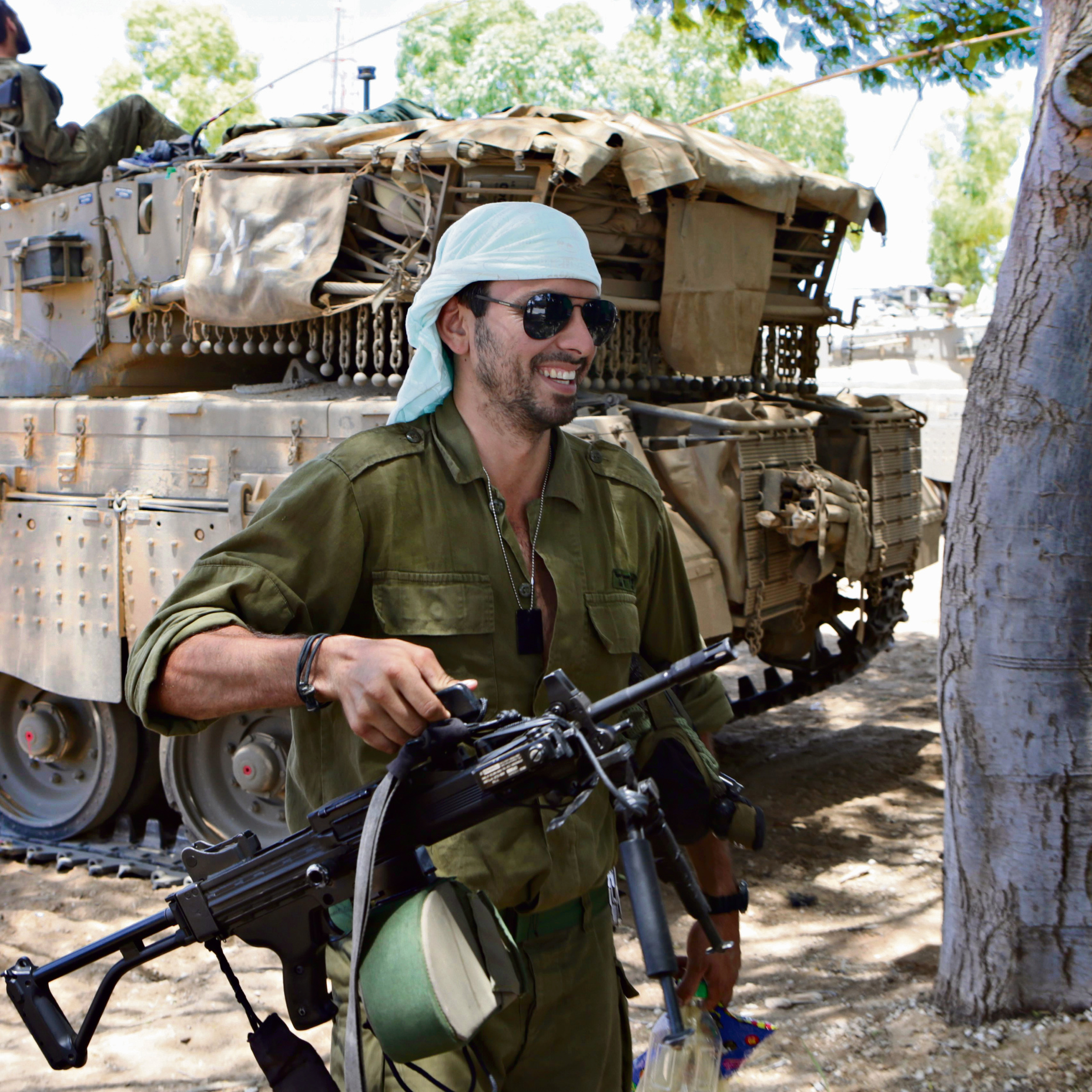 The army of 'arena divisions.' A reservist on the Gaza border (Photo: Alex Kolomoisky)
