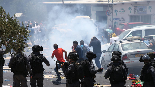 העימותים בירושלים, היום (צילום: אוהד צויגנברג) (צילום: אוהד צויגנברג)