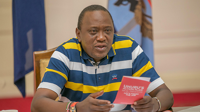 "לעימות אין ערך". נשיא קניה אוהורו קנייטה (צילום: רויטרס) (צילום: רויטרס)