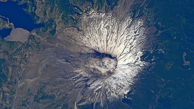 הר הגעש סנט הלנס במדינת וושינגטון בארה"ב (צילום: ג'ק פישר, נאס"א) (צילום: ג'ק פישר, נאס