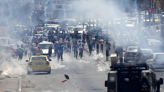 Riots in Jerusalem following placement of metal detectors at the Temple Mount in July (Photo: EPA)