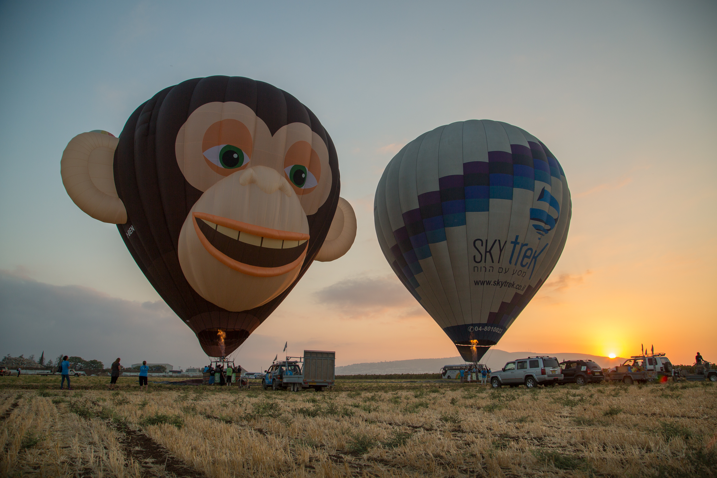Hot-air Ballon festival in Eshkol National Park (Photo: Skytrek hot-air ballons)