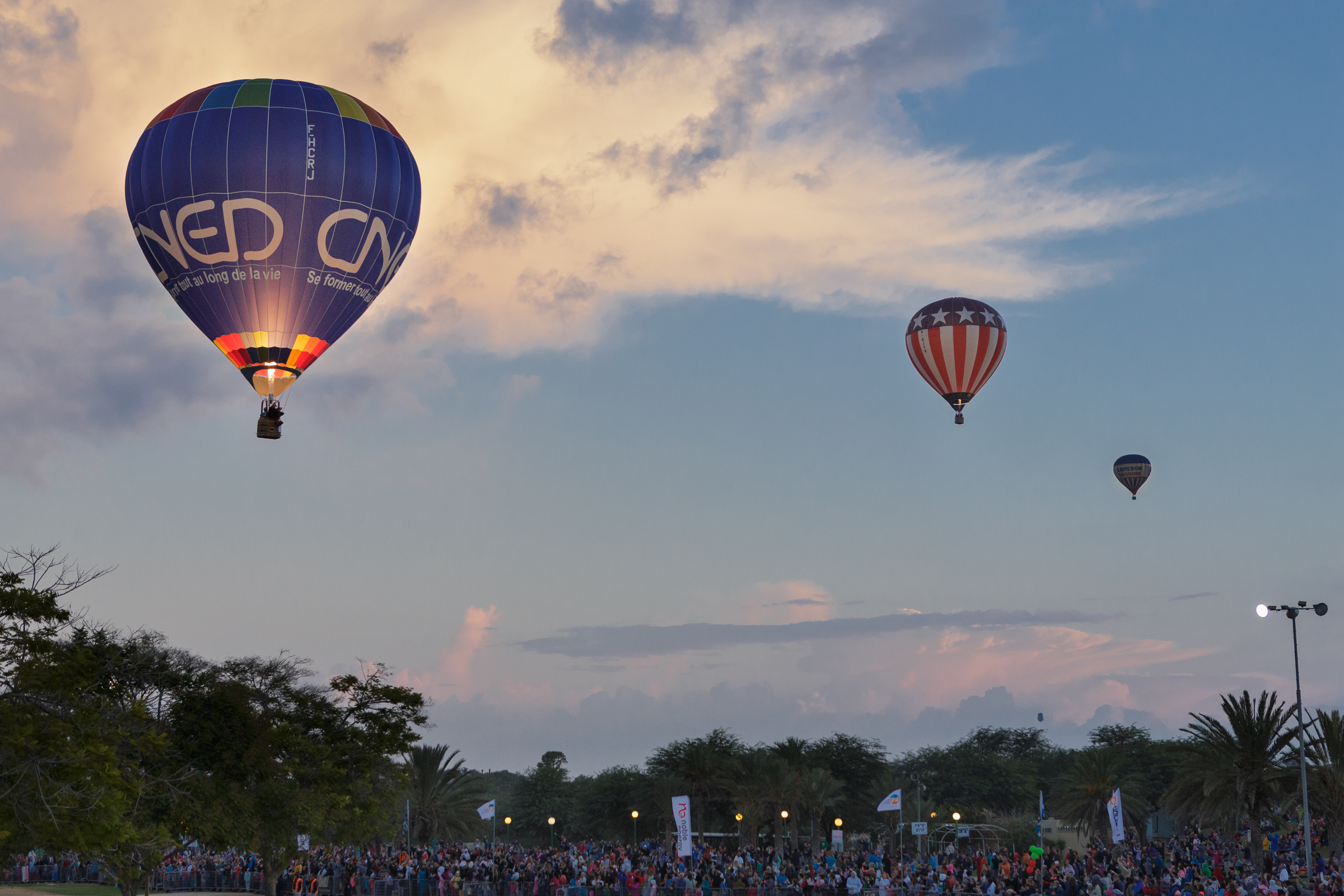 Фестиваль воздушных шаров в парке Гильбоа. Фото: Рафи Корен