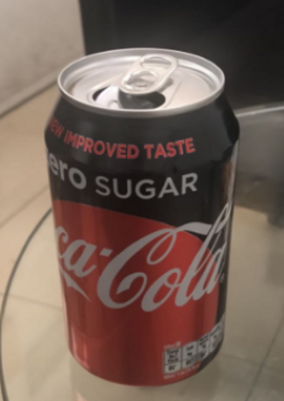 קוקה קולה זירו שוגר, שהצרכן שפנה ל-ynet קנה בישראל ()