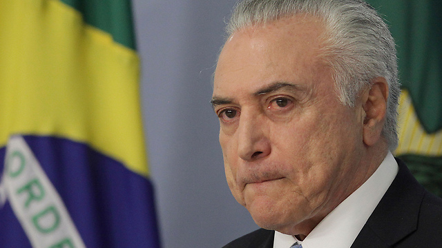 פוליטיקאים הסתבכו בפרשיות שחיתות. נשיא ברזיל מישל טמר (צילום: AP) (צילום: AP)