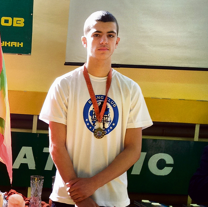 בתחרות אגרוף לצעירים ב־2013 ברוסיה, שבה זכה במקום השלישי