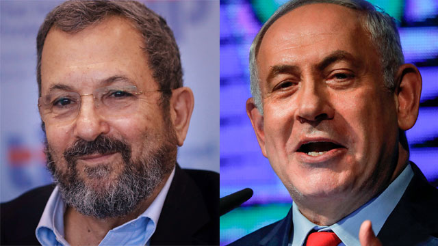 Fmr. defense minister Barak (L) previously claimed PM Netanyahu had indeed intended to attack Iran (Photo: AFP)