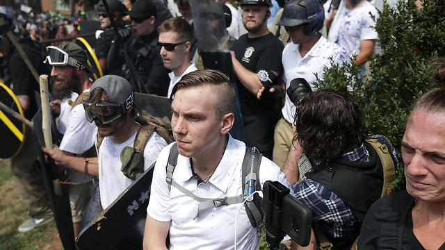 Alt-right protestors at Charlottesville, Virginia (Photo: AFP)