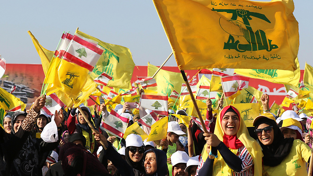 Hezbollah supporters in a rally, Lebanon (Photo: AFP)