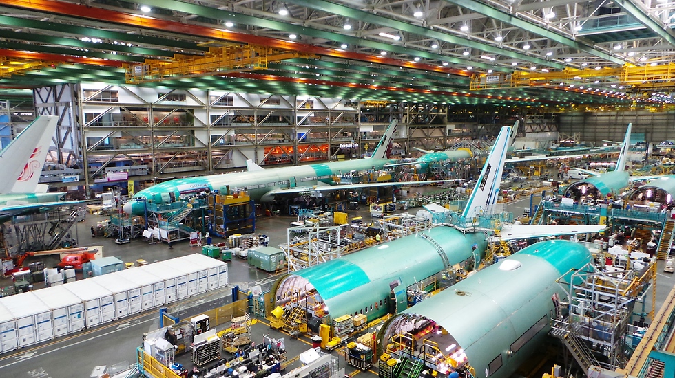 מפעל בואינג בסיאטל. עיר של מטוסים (צילום: עמית קוטלר) (צילום: עמית קוטלר)