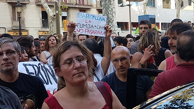 Демонстрация в Барселоне. Фото: Йоав Зейтун