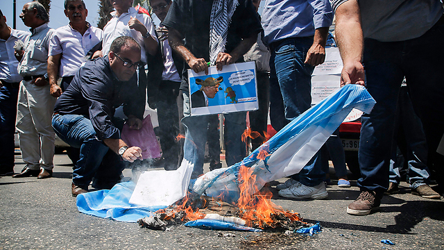 Антиизраильская демонстрация в Рамалле. Фото: AFP