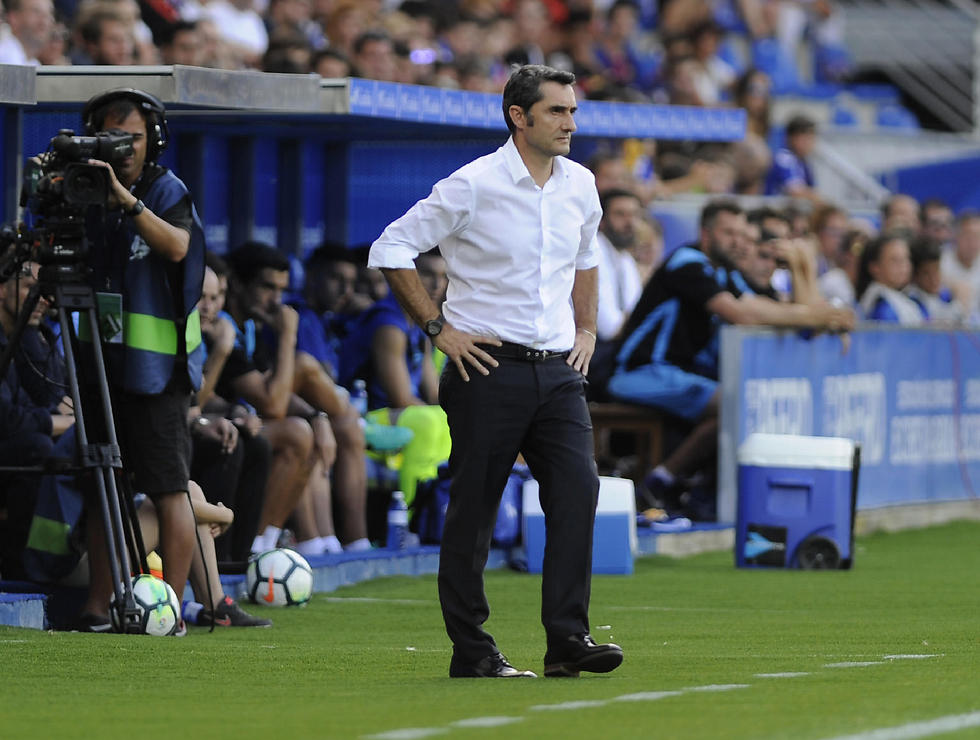 מאמן ברצלונה, ארנסטו ואלוורדה (צילום: AFP) (צילום: AFP)