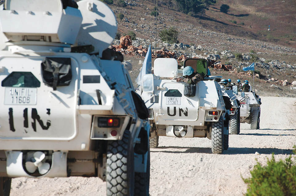 A UNIFIL convoy in Lebanon (Photo: United Nations)