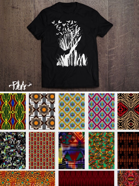 חולצה בעיצובו של תרקה והדפסים בהשראה אפריקנית (צילום: אלבום פרטי)