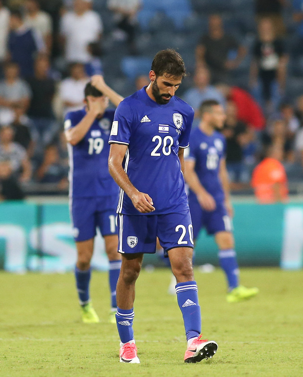 נבחרת ישראל בהפסד למקדוניה במוקדמות יורו 2018 (עוז מועלם) (עוז מועלם)
