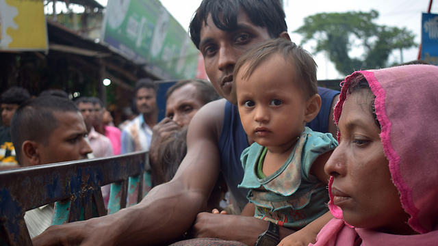 פליטים בני רוהינגה בבנגלדש (צילום: AFP) (צילום: AFP)