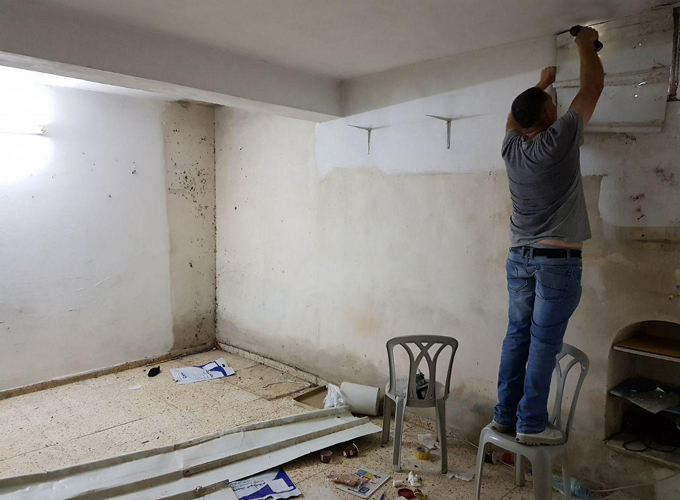 The property after the family's eviction (Photo: Israel Land Fund)