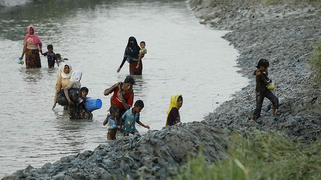 פליטים בני רוהינגה בבנגלדש (צילום: AFP) (צילום: AFP)