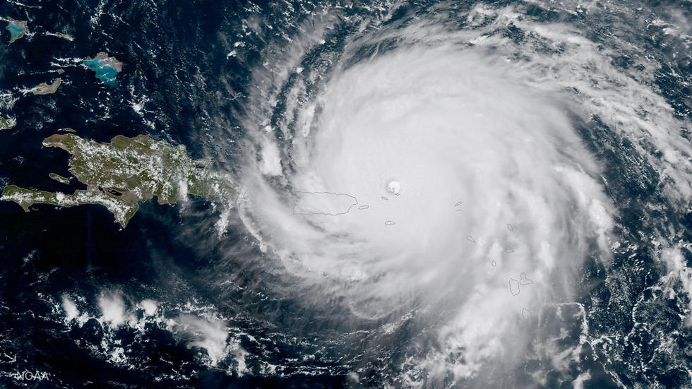 "95% מהאי ניזוק". הוריקן אירמה מתקרב לאיים הקריביים (צילום: רויטרס) (צילום: רויטרס)