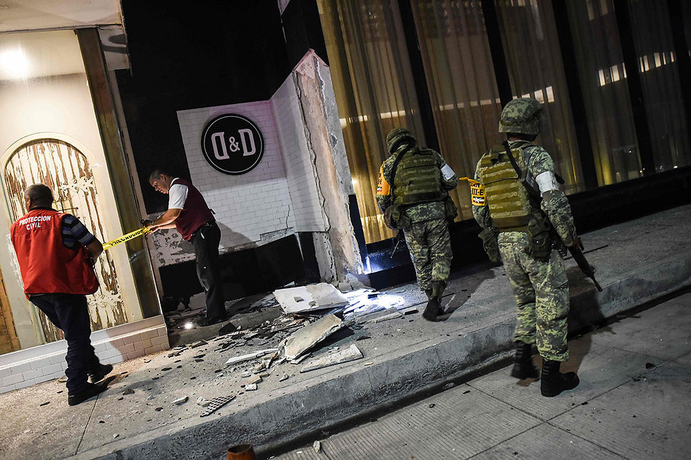 נזק בעיר וראקרוס (צילום: AFP) (צילום: AFP)
