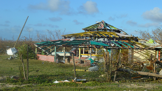 Barbuda house stripped by Irma (Photo: AP)