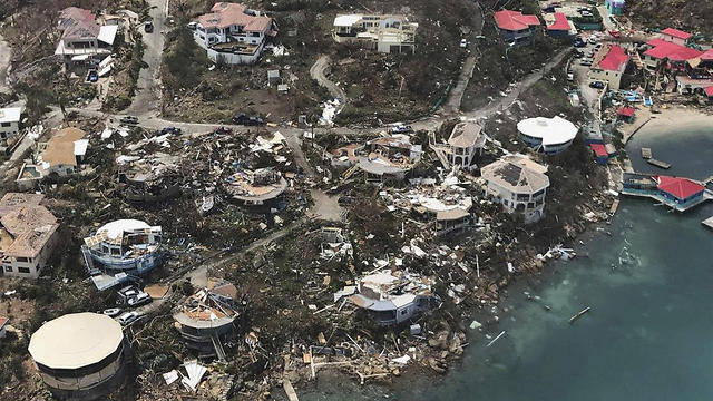 הרס באיי הבתולה האמריקניים (צילום: AP) (צילום: AP)
