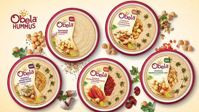 Obela hummus will be available in five variations in Germany