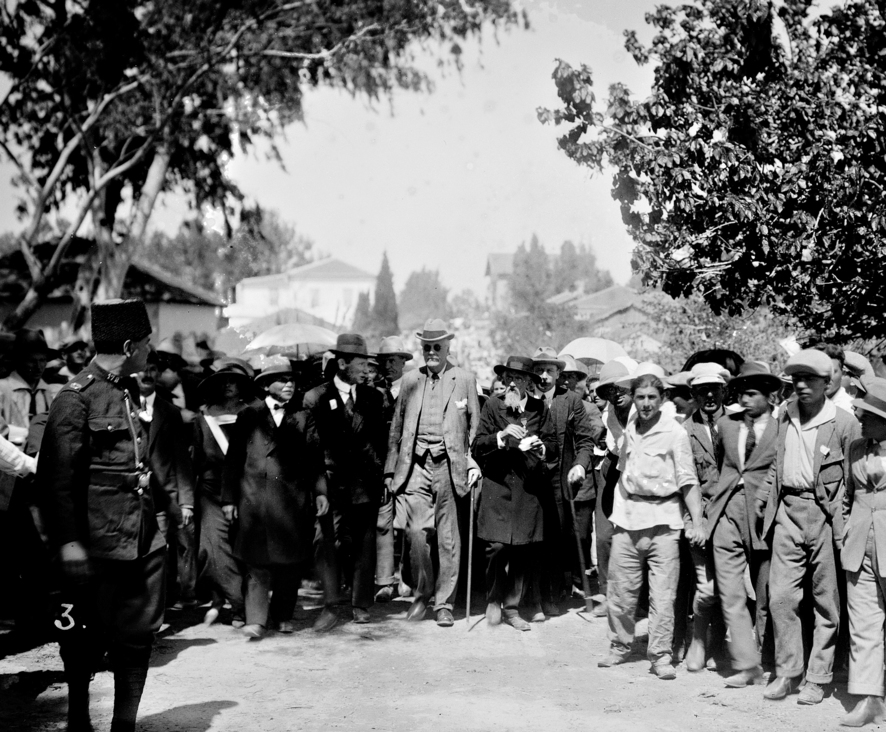 Lord Arthur Balfour during a visit to Palestine in 1925 (Photo: Getty Images)