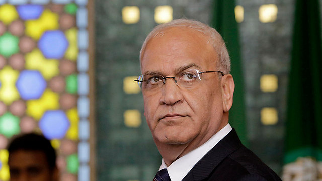 Head of the Palestine Liberation Organization (PLO) Executive Committee Saeb Erekat  (צילום: AP)