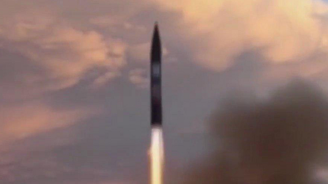 The Khorramshahr missile test. Khamenei said Iran would not abandon its missile program