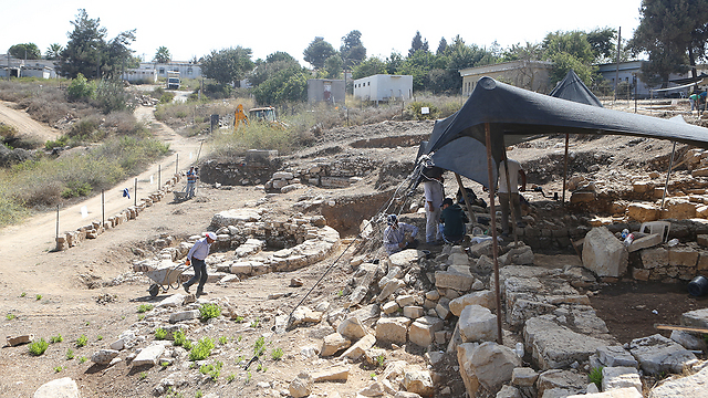 Раскопки возле Бейт-Эля. Фото: Алекс Коломойский