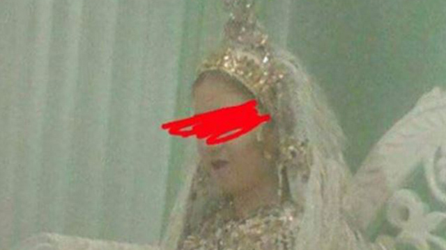 גיל הנישואים במרוקו עומד על 18. הילדה-כלה (בצילום) עמדה להתחתן עם גבר שמבוגר ממנה ב-17 שנה ()